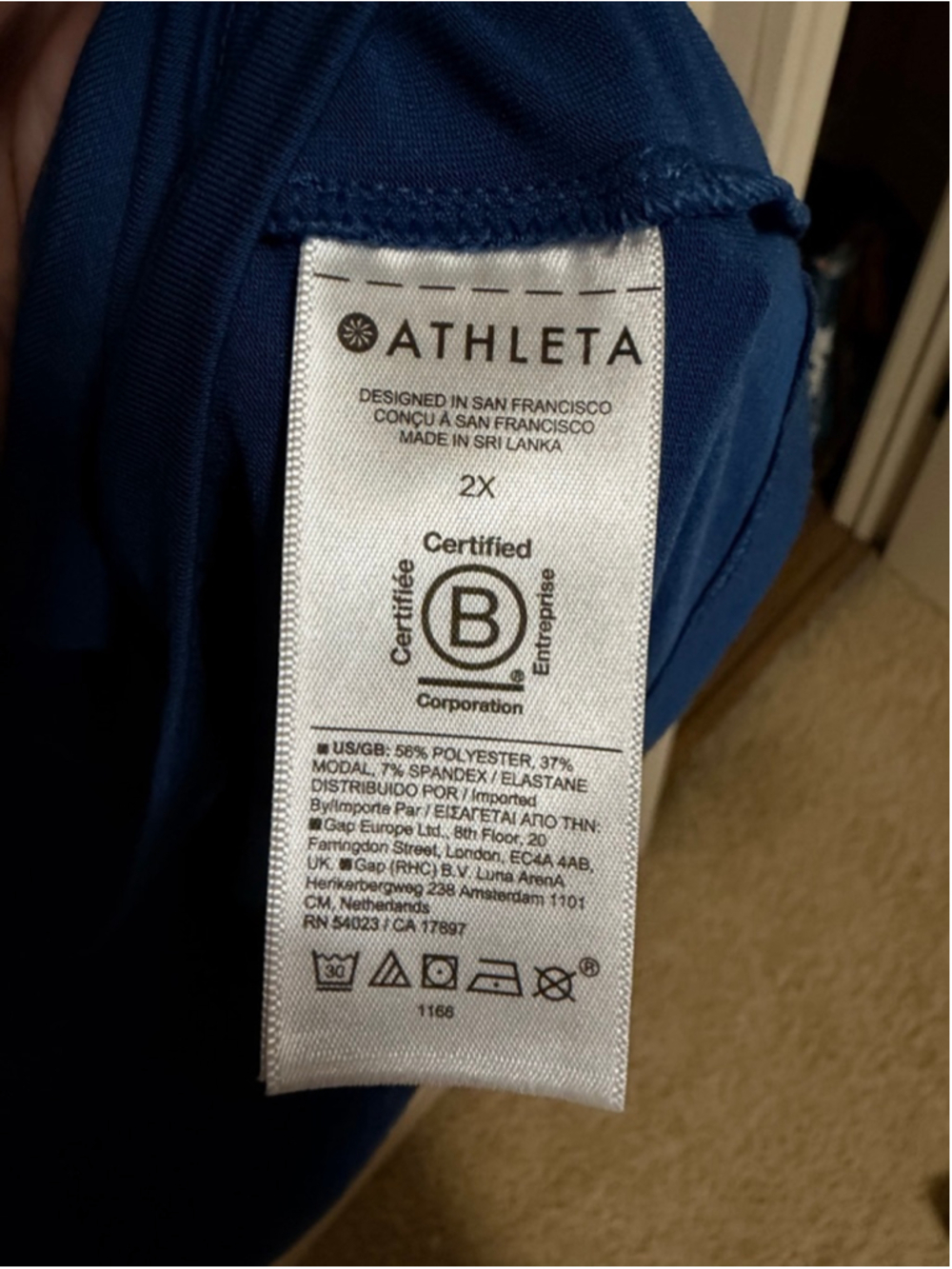 Athleta Air Out Cinch Tee - Picture 3 of 6